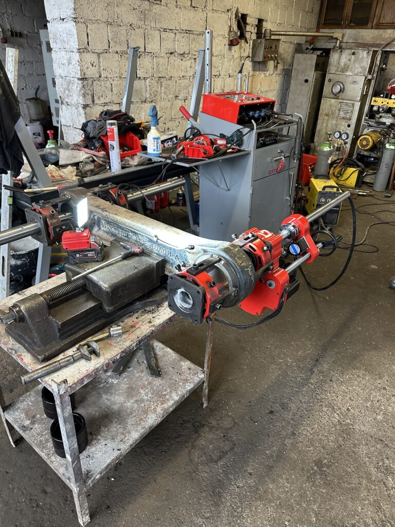 regeneracja otworów z użyciem wytaczarki mobilnej Gatweld